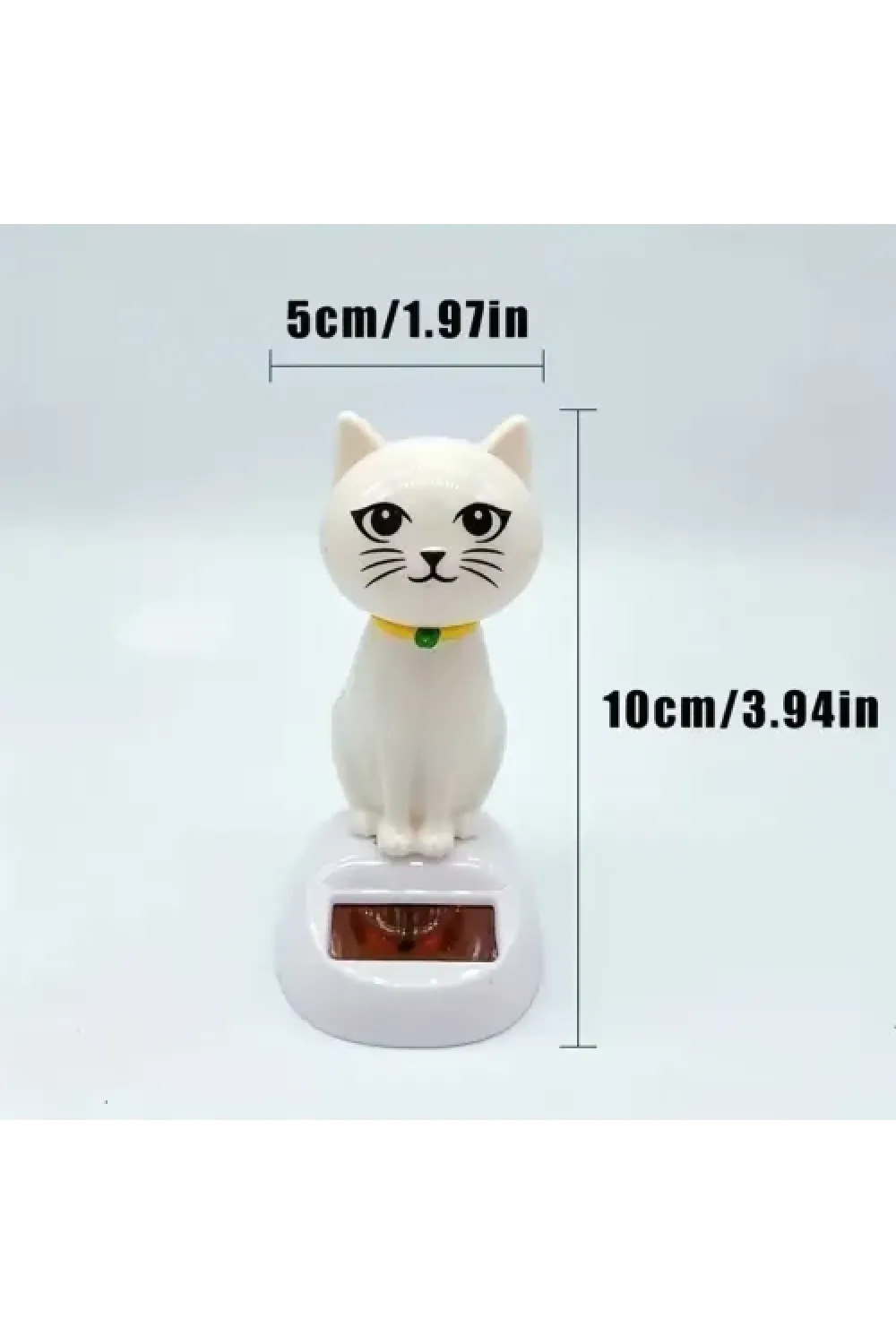 Güneş Enerjili Solar Sallanan Kedi Figürü