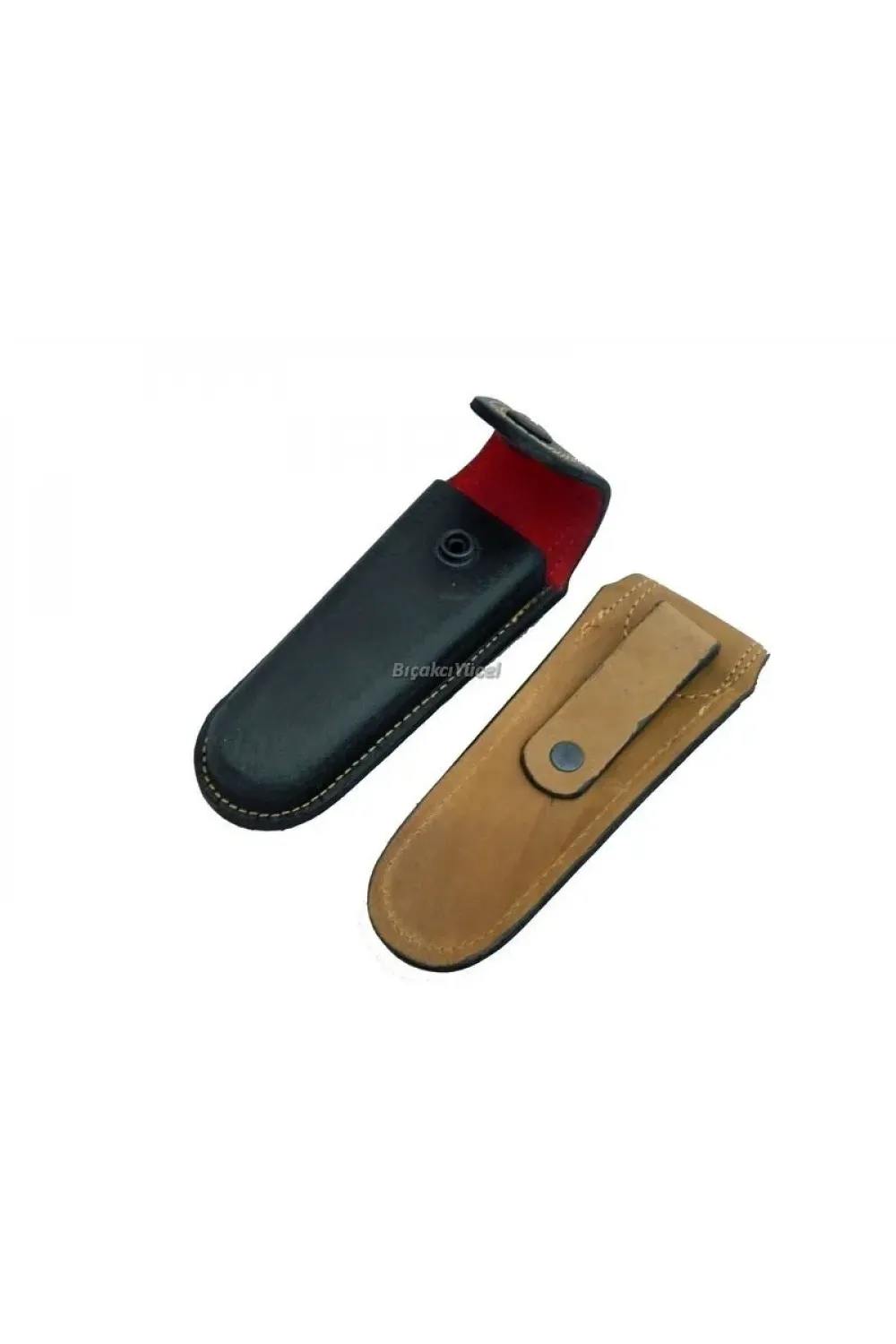 ieg™ Hakiki Deri Çakı Kılıfı No:4 - 14 cm, Kemerlikli