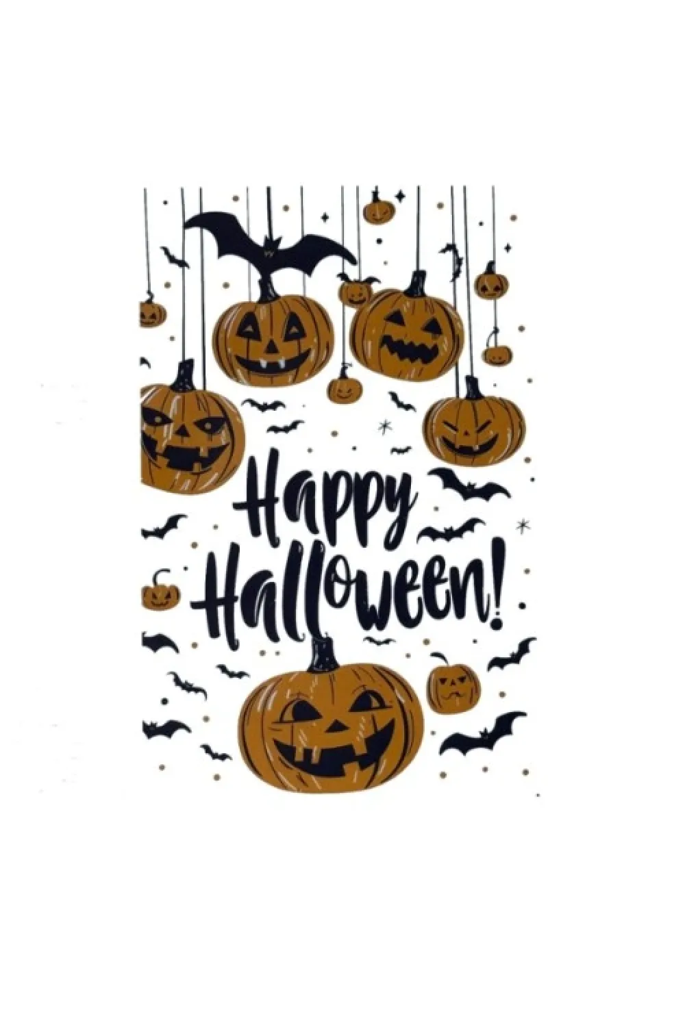 Halloween Temalı Balkabaklı Duvar Sticker Seti