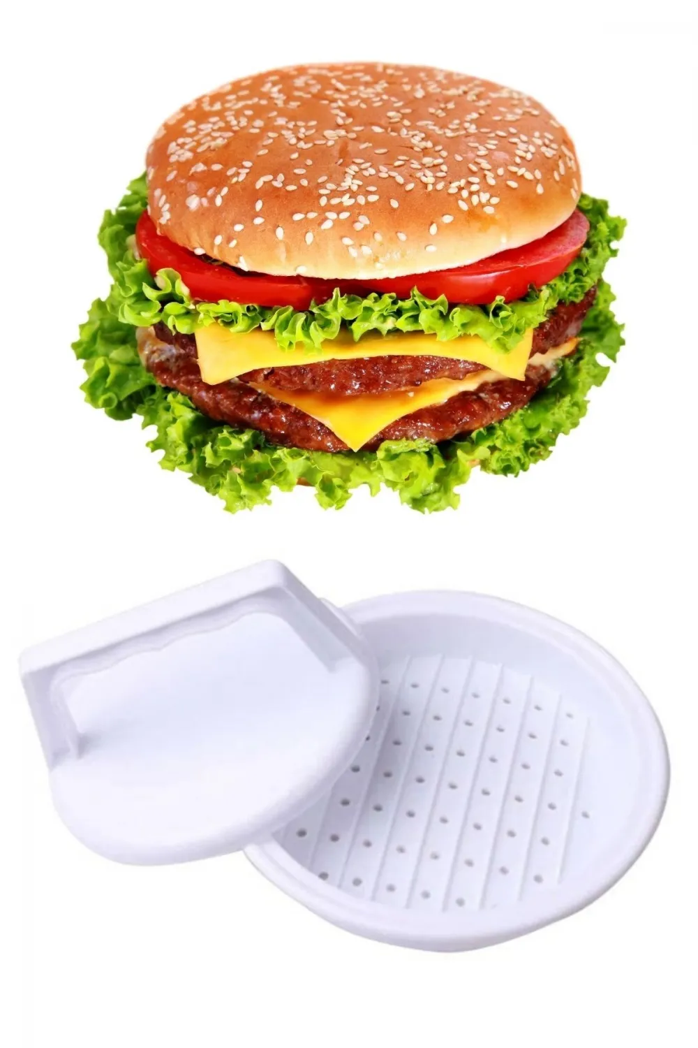 ieg™   Hamburger Ve Köfte Şekillendirici Köfte Kalıbı Pratik Burger Pres Aparatı