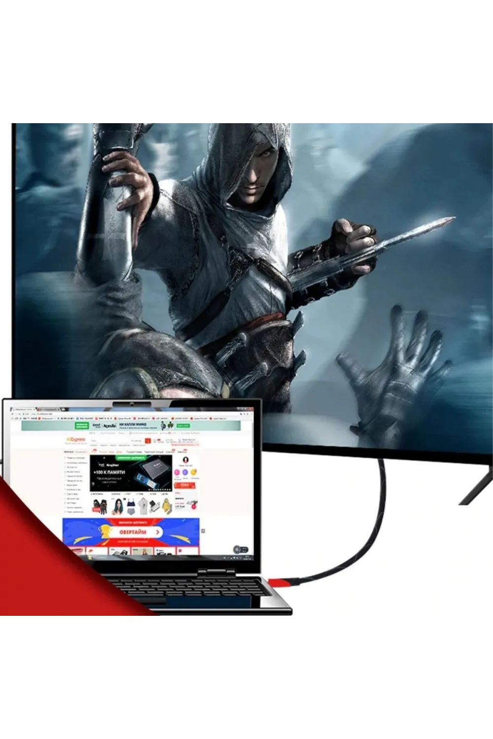 HDMI Kablosu HDTV Bilgisayar Uydu Görüntü Ses Full HD Sargılı Görüntü Aktarma Kablosu