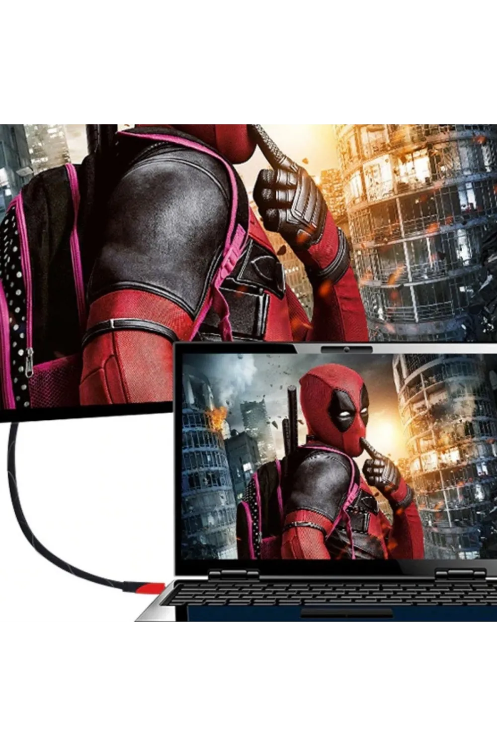 HDMI Kablosu HDTV Bilgisayar Uydu Görüntü Ses Full HD Sargılı Görüntü Aktarma Kablosu