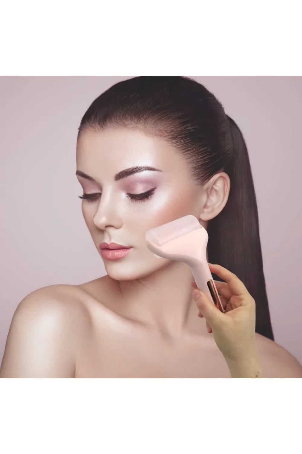 ieg™   Ice Roller Buz Silindiri Terapi Etkili Yüz Derma Masaj ve Cilt Soğutma Bakım Aleti