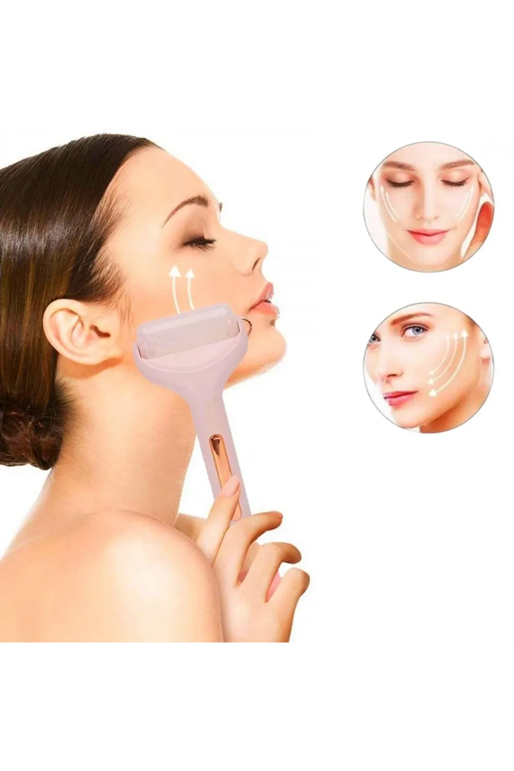 ieg™   Ice Roller Buz Silindiri Terapi Etkili Yüz Derma Masaj ve Cilt Soğutma Bakım Aleti
