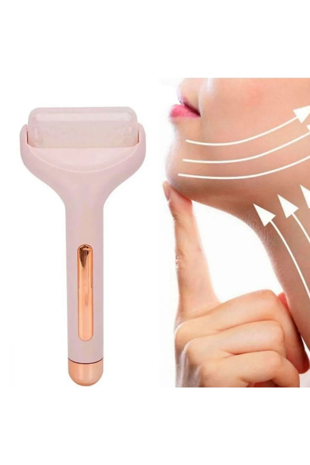 ieg™   Ice Roller Buz Silindiri Terapi Etkili Yüz Derma Masaj ve Cilt Soğutma Bakım Aleti