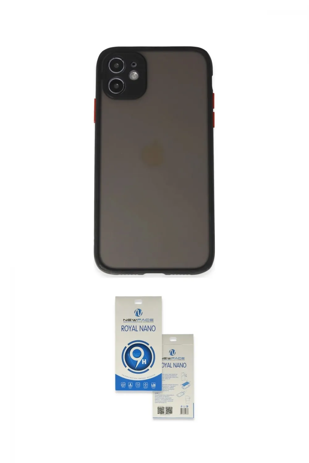 ieg™ iPhone 11 Kılıf Ahenk Çizgi Serisi - Şeffaf Royal Nano Ekran Koruyucu
