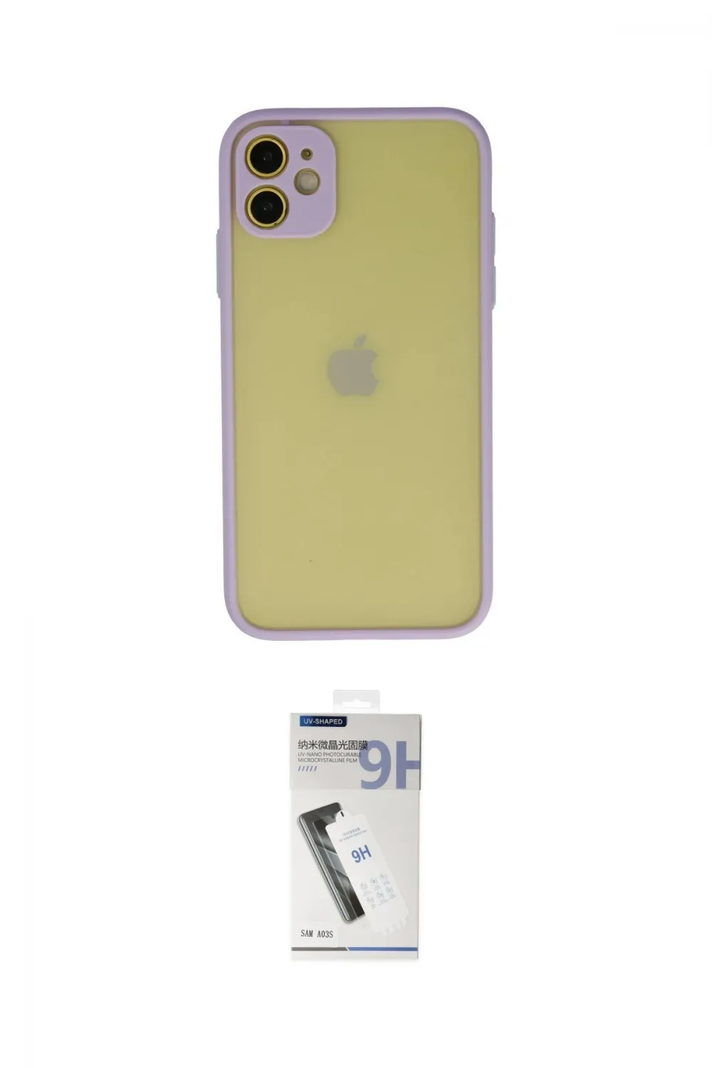 ieg™ iPhone 11 Kılıf Ahenk Çizgi Serisi - Şeffaf Uv Polymer Nano Ekran Koruyucu