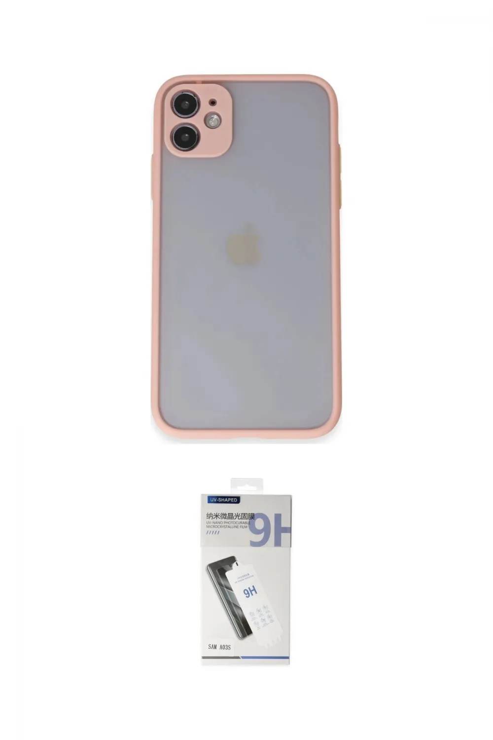 ieg™ iPhone 11 Kılıf Ahenk Çizgi Serisi - Şeffaf Uv Polymer Nano Ekran Koruyucu