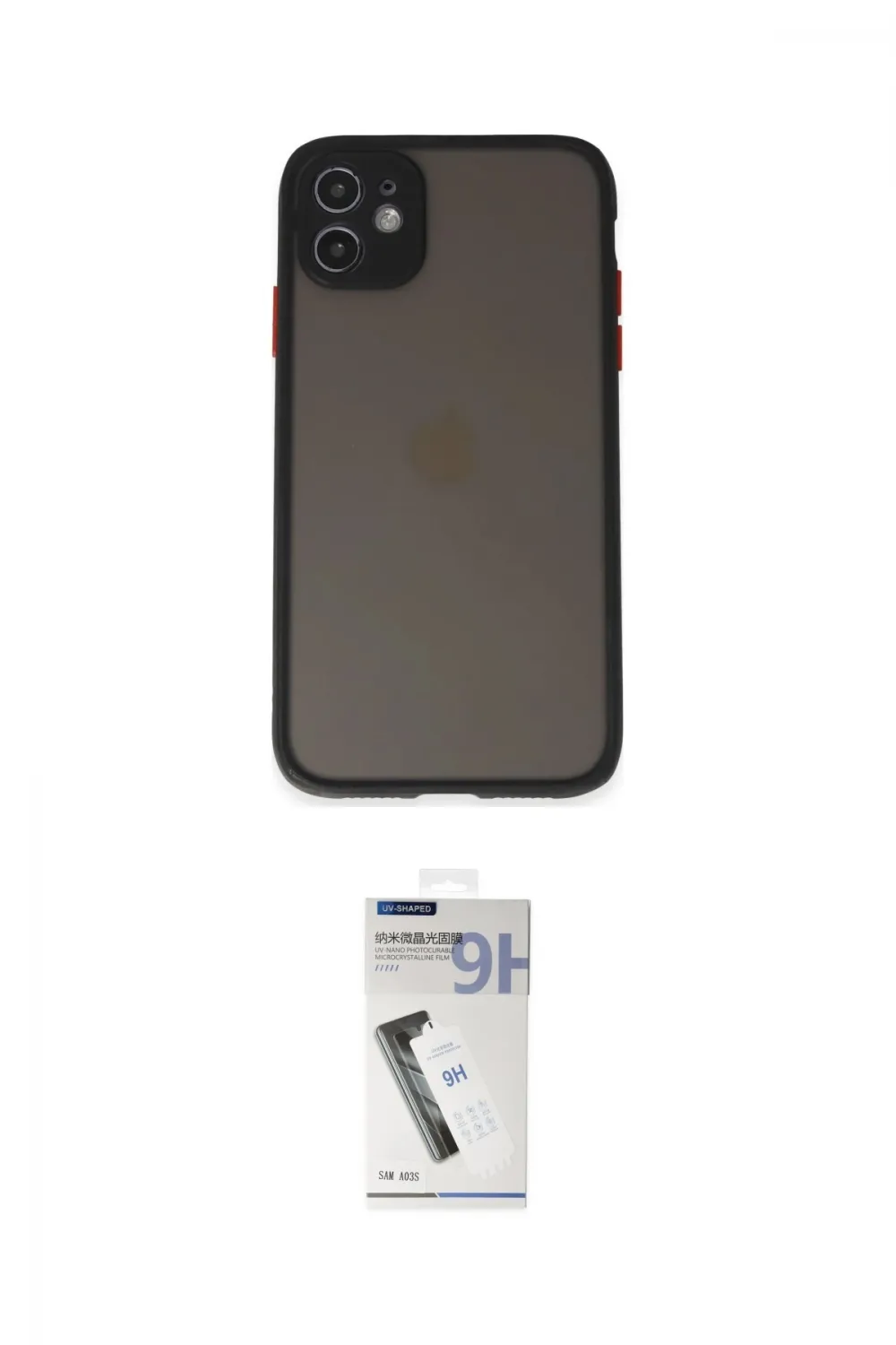 ieg™ iPhone 11 Kılıf Ahenk Çizgi Serisi - Şeffaf Uv Polymer Nano Ekran Koruyucu