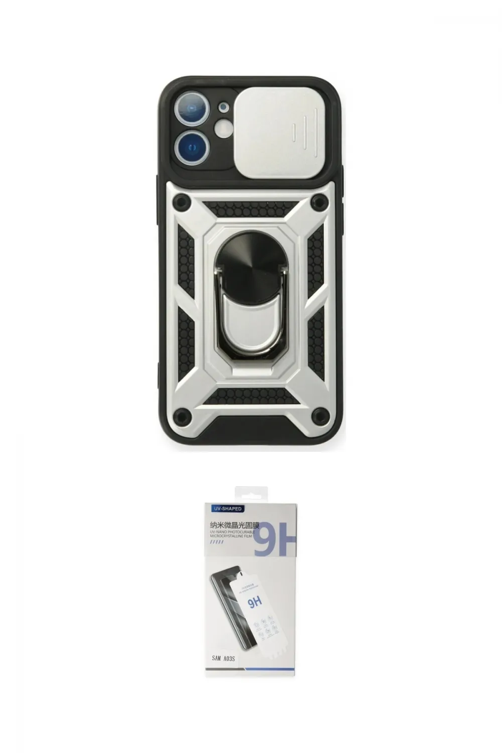 ieg™ iPhone 11 Kılıf Ahenk Klasik - Şeffaf Uv Polymer Nano Ekran Koruyucu