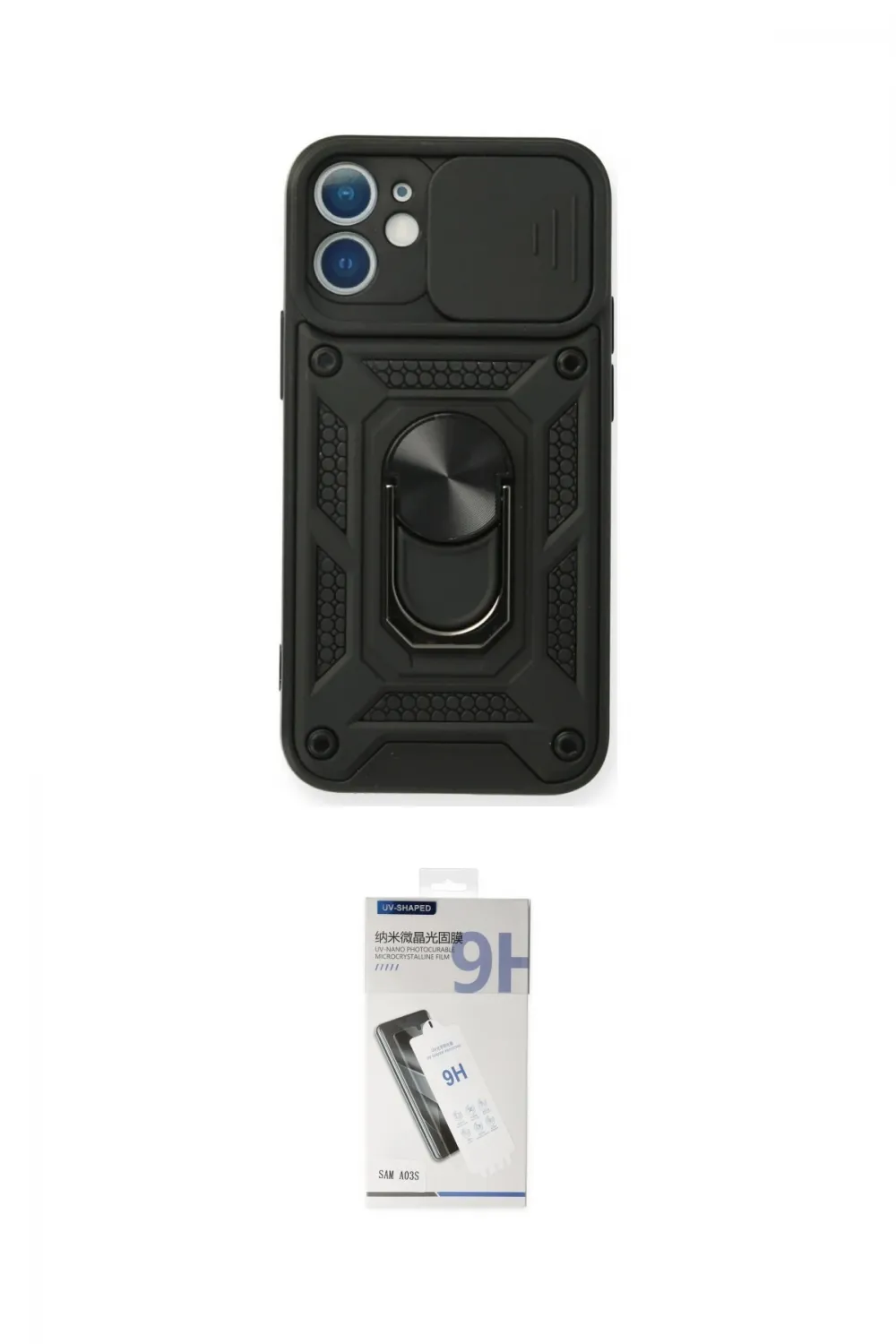 ieg™ iPhone 11 Kılıf Ahenk Klasik - Şeffaf Uv Polymer Nano Ekran Koruyucu