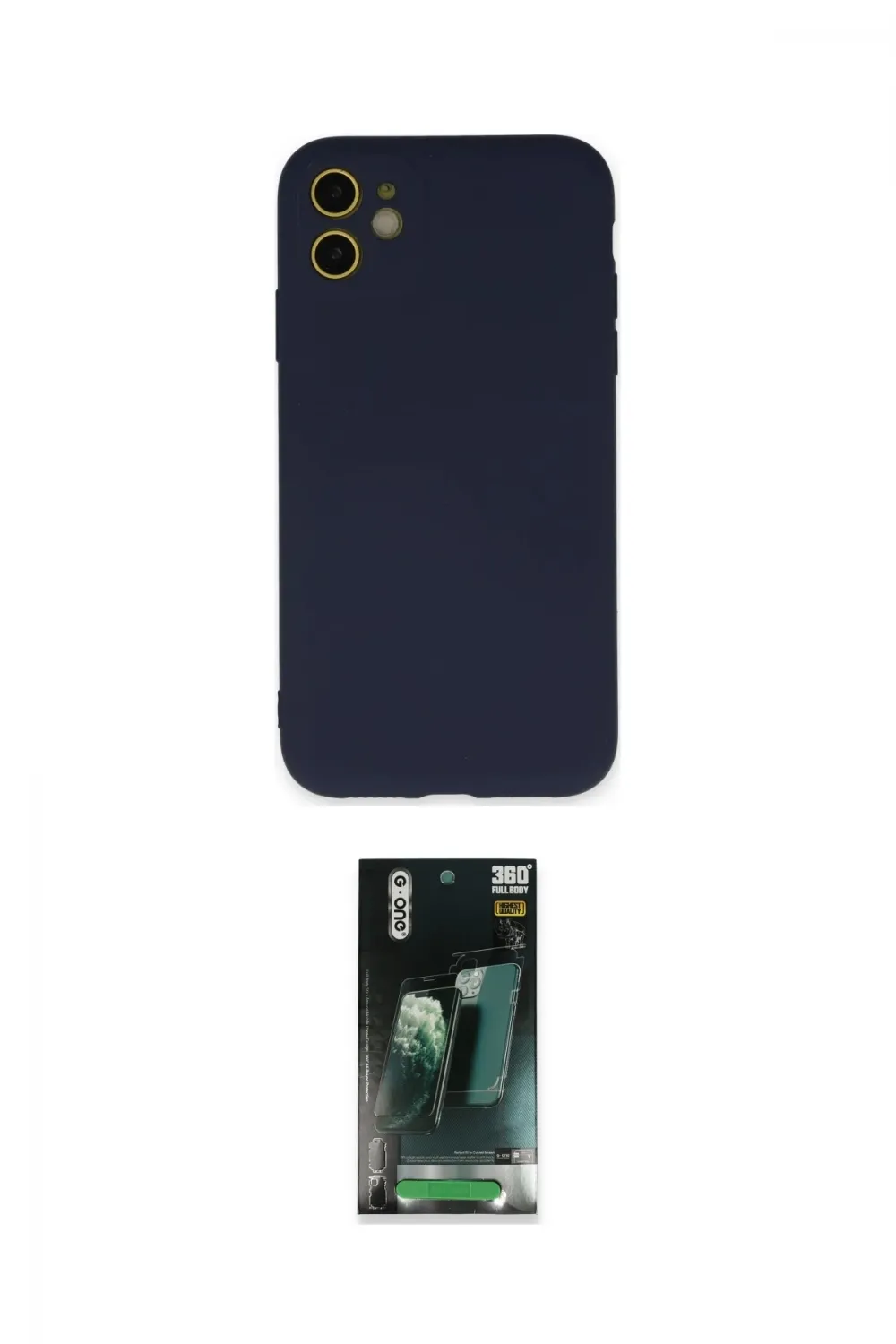 ieg™ iPhone 11 Kılıf Ahenk Serisi - Şeffaf 360 Full Body Arka Koruyucu