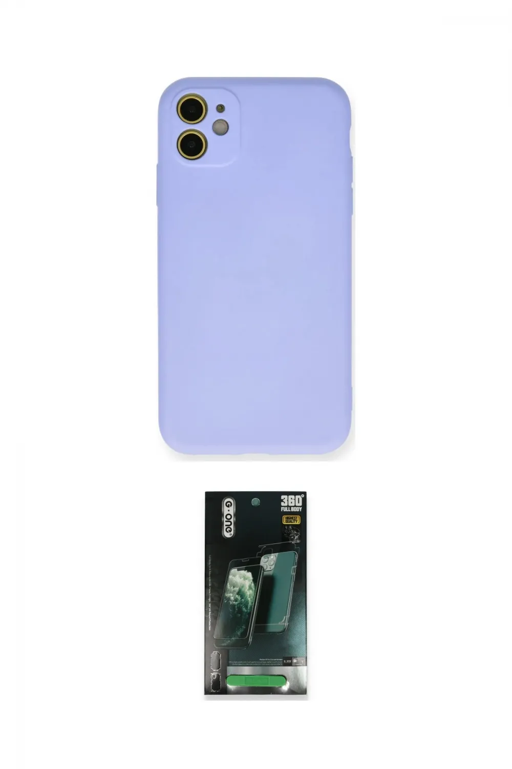 ieg™ iPhone 11 Kılıf Ahenk Serisi - Siyah 360 Mat Full Body Arka Koruyucu