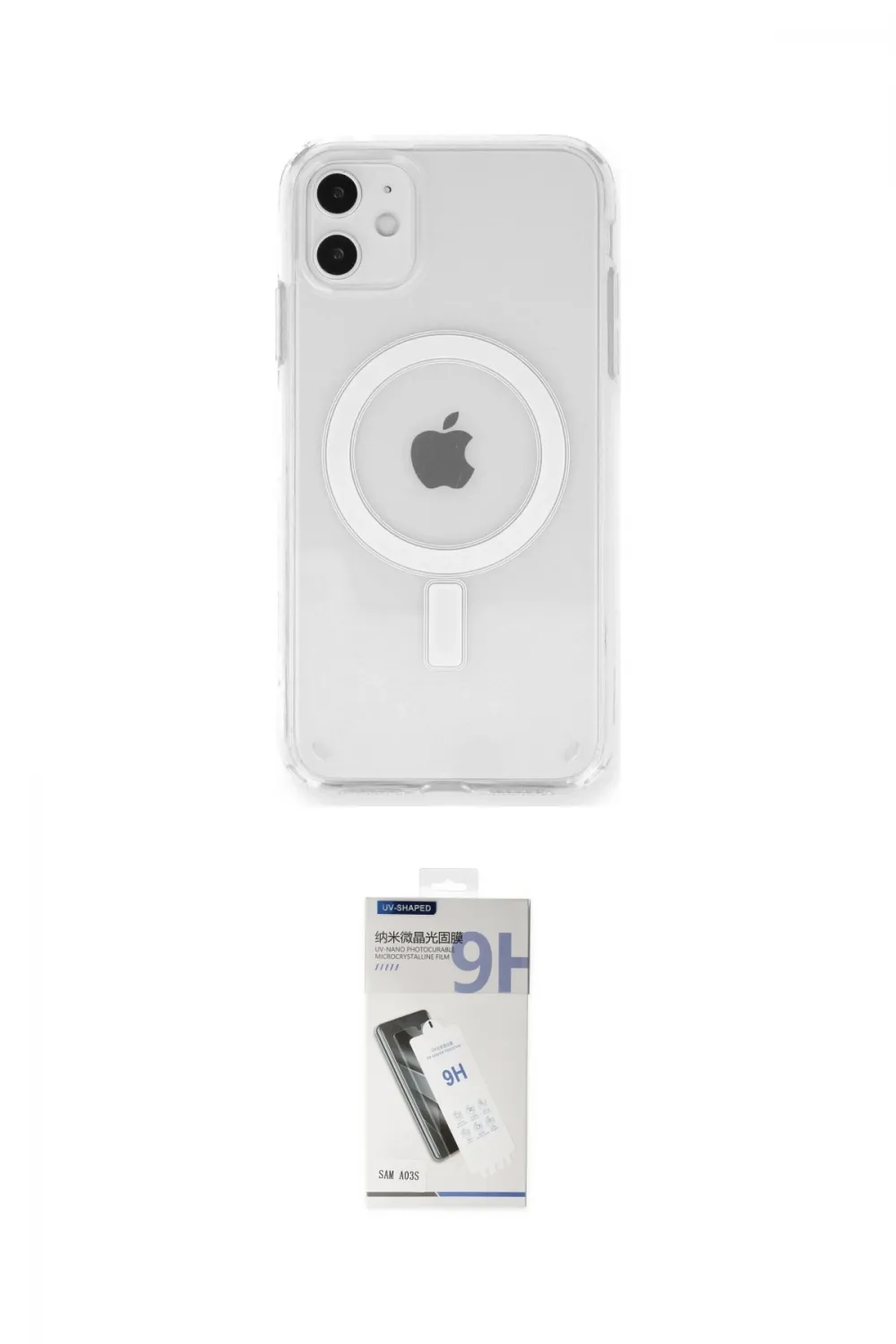 ieg™ iPhone 11 Kılıf Ahenk Yansıma Prime - Şeffaf Uv Polymer Nano Ekran Koruyucu