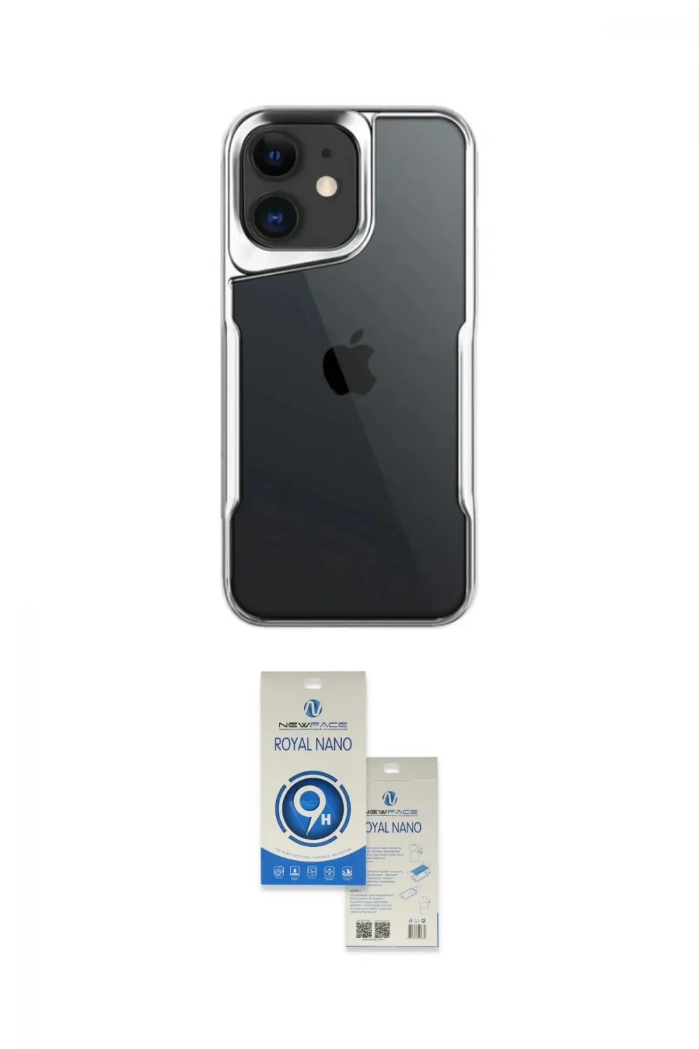 ieg™ iPhone 11 Kılıf Akış Çizgi Koleksiyonu - Şeffaf Royal Nano Ekran Koruyucu