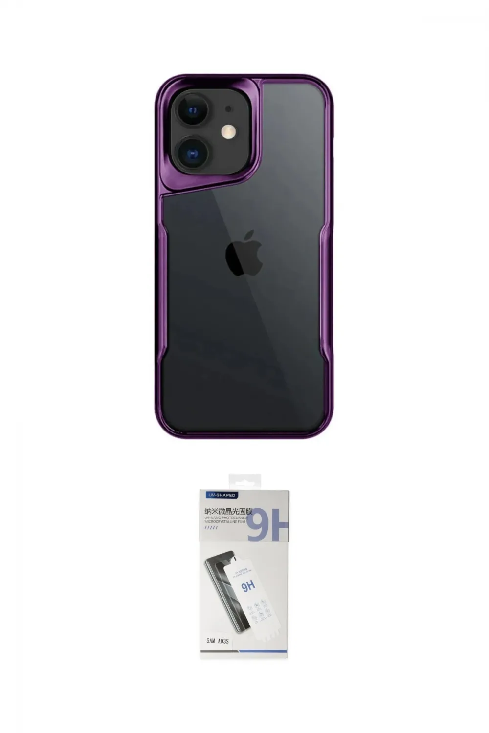 ieg™ iPhone 11 Kılıf Akış Çizgi Koleksiyonu - Şeffaf Uv Polymer Nano Ekran Koruyucu