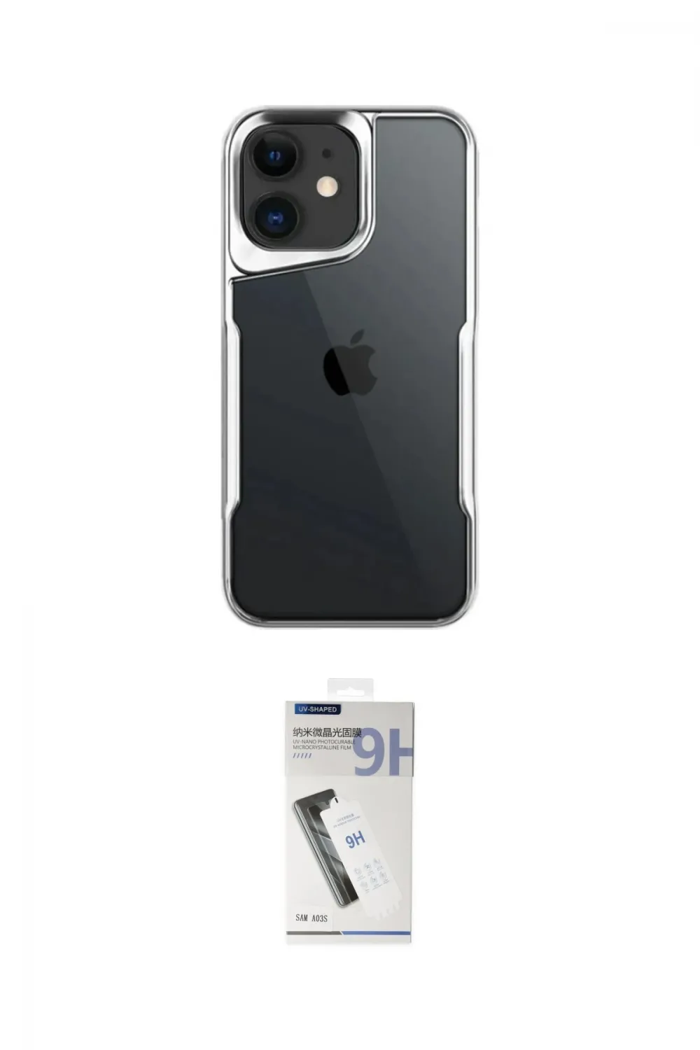ieg™ iPhone 11 Kılıf Akış Çizgi Koleksiyonu - Şeffaf Uv Polymer Nano Ekran Koruyucu