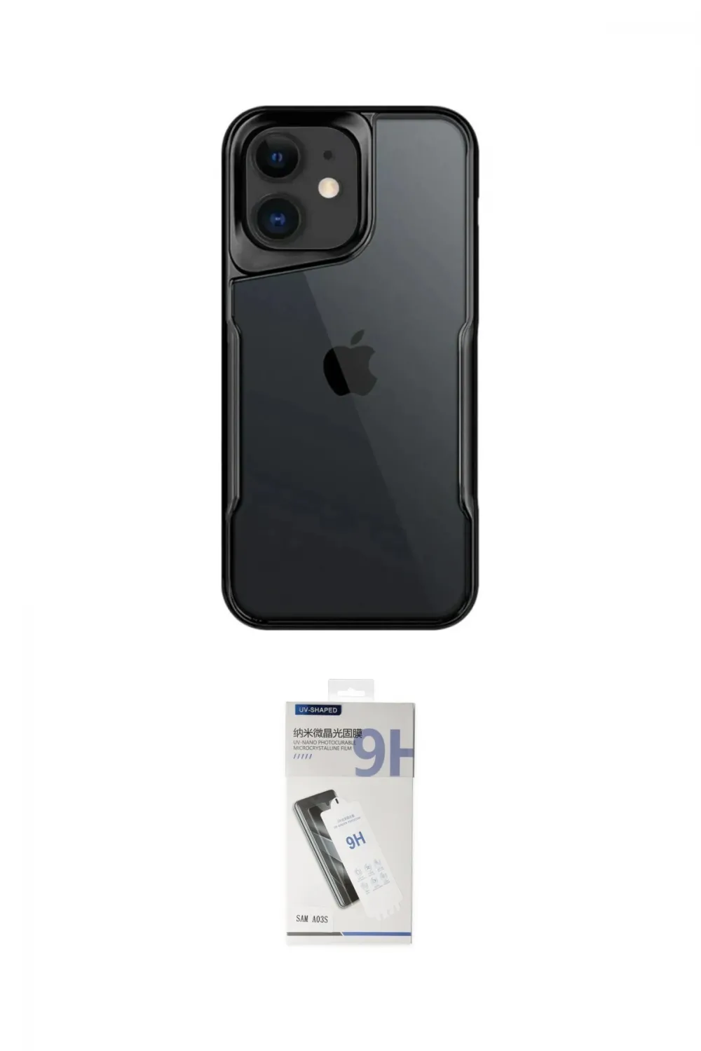 ieg™ iPhone 11 Kılıf Akış Çizgi Koleksiyonu - Şeffaf Uv Polymer Nano Ekran Koruyucu