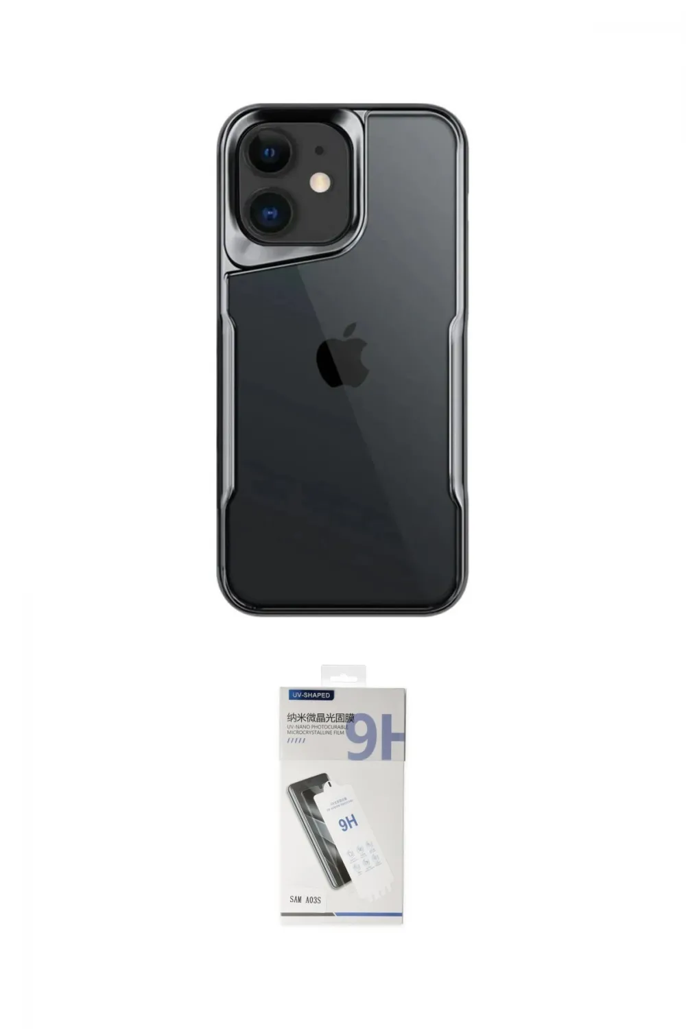 ieg™ iPhone 11 Kılıf Akış Çizgi Koleksiyonu - Şeffaf Uv Polymer Nano Ekran Koruyucu