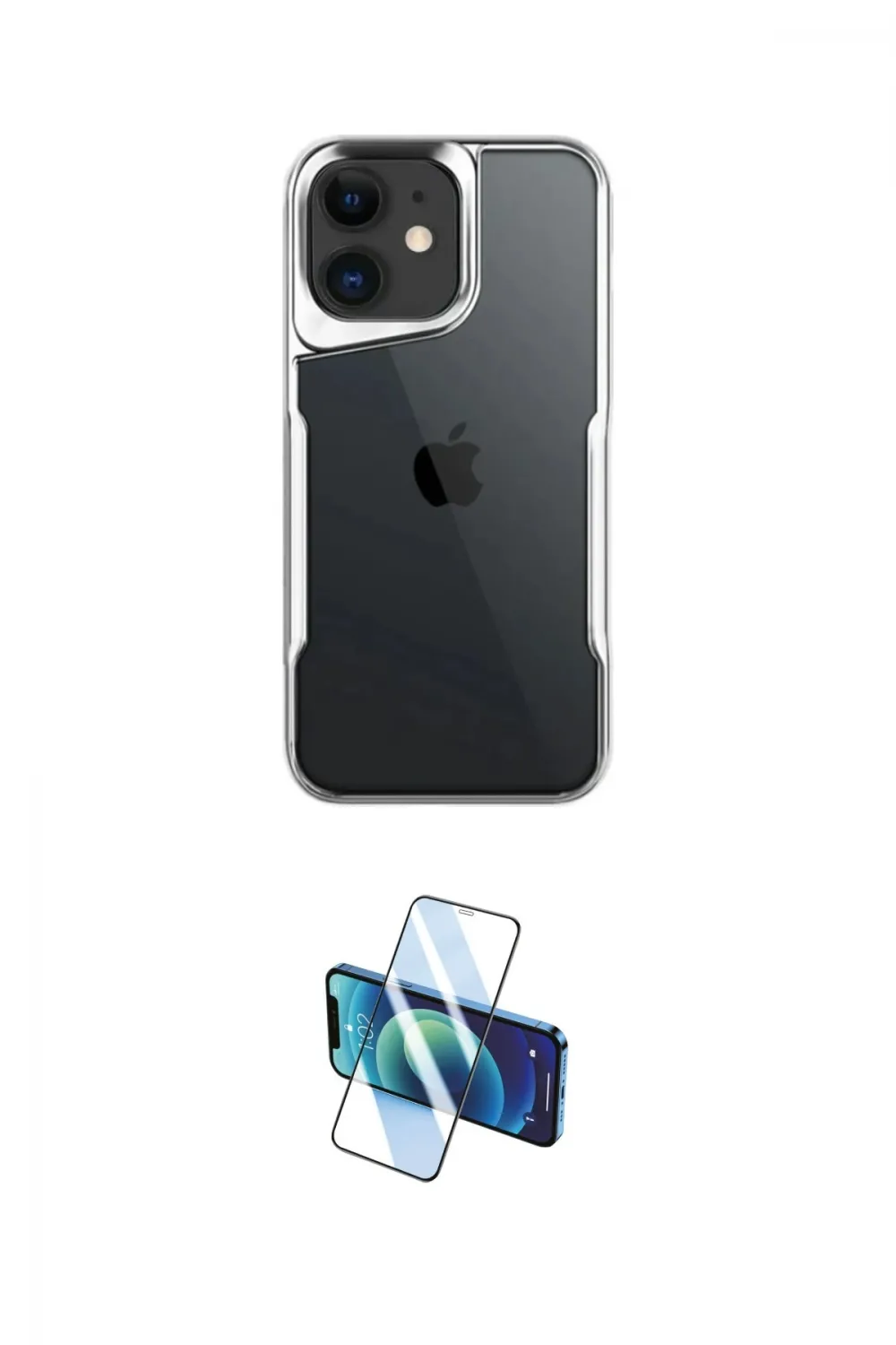 ieg™ iPhone 11 Kılıf Akış Çizgi Koleksiyonu - Siyah 3D Antistatik Seramik Nano Ekran Koruyucu