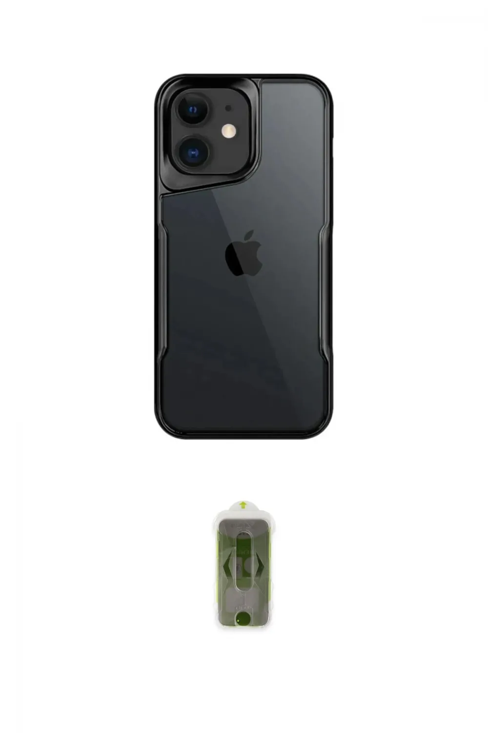 ieg™ iPhone 11 Kılıf Akış Çizgi Koleksiyonu - Siyah Joko Magic 5D Hayalet Cam