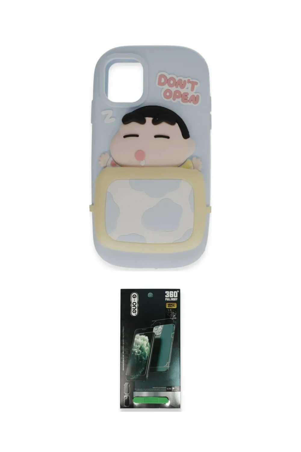 ieg™ iPhone 11 Kılıf Akış Yansıma - Şeffaf 360 Full Body Arka Koruyucu