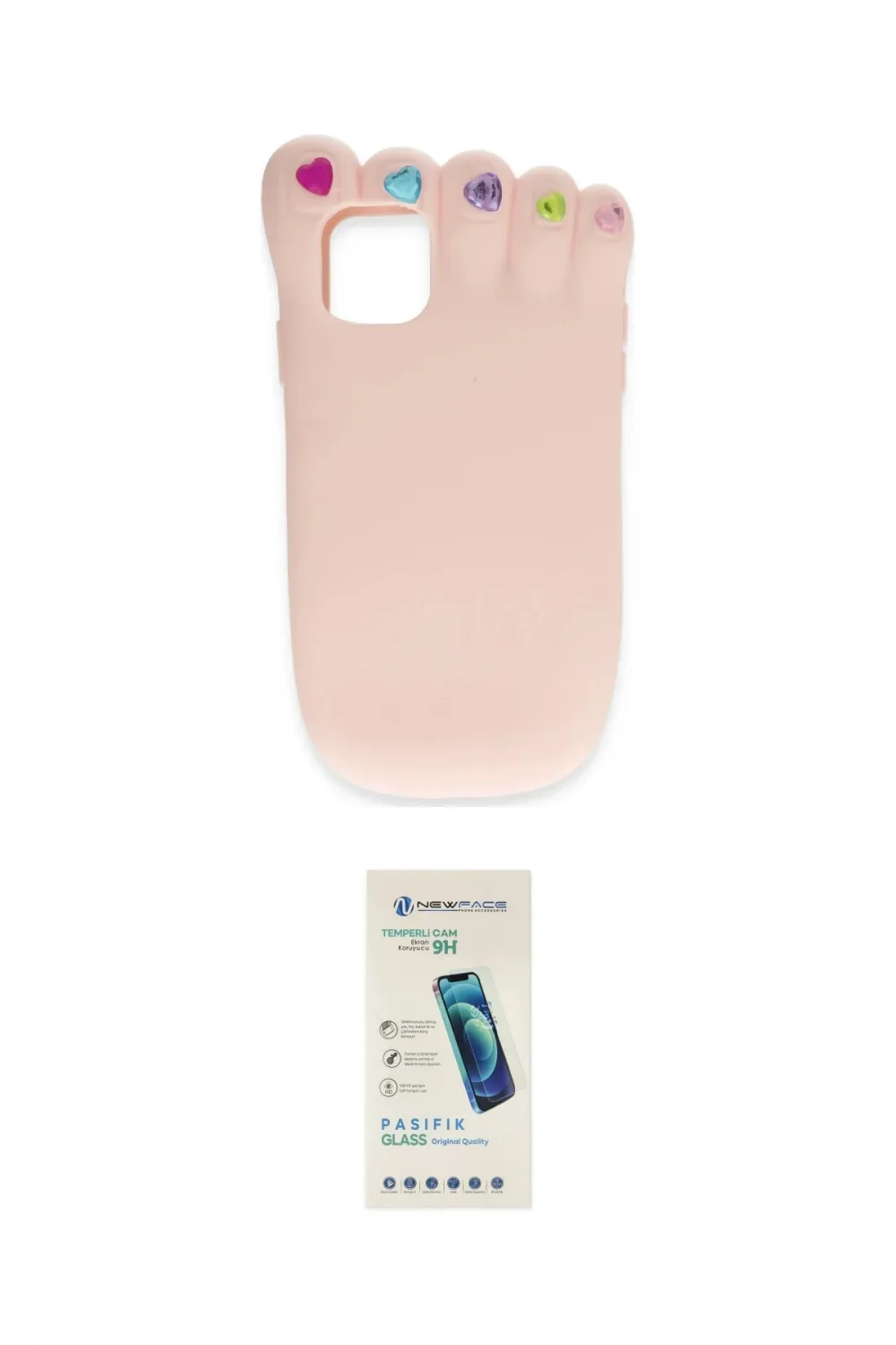 ieg™ iPhone 11 Kılıf Akış Yansıma - Şeffaf Pasifik Cam Ekran Koruyucu