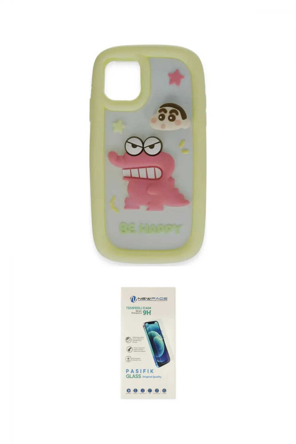 ieg™ iPhone 11 Kılıf Akış Yansıma - Şeffaf Pasifik Cam Ekran Koruyucu