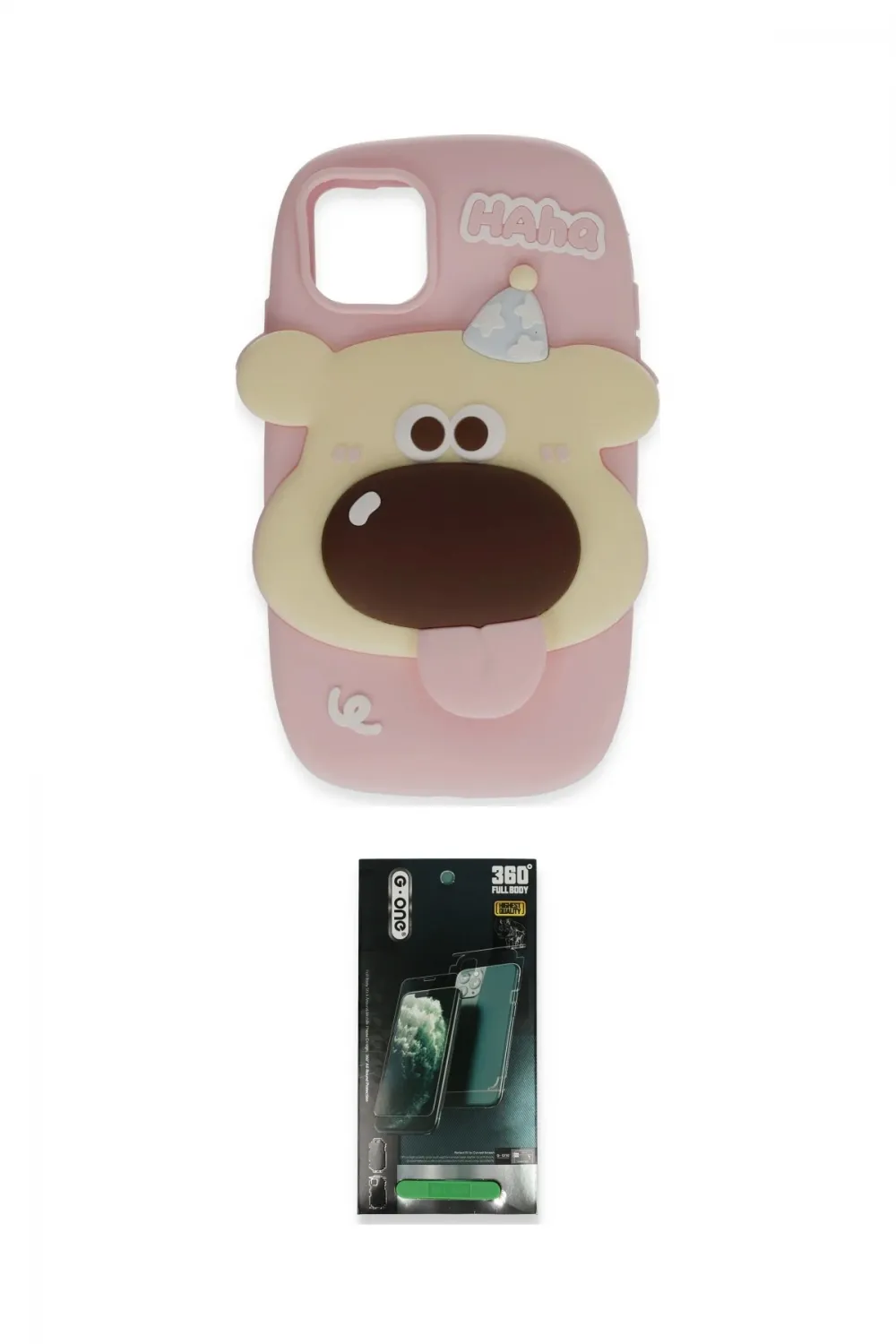 ieg™ iPhone 11 Kılıf Akış Yansıma - Siyah 360 Mat Full Body Arka Koruyucu