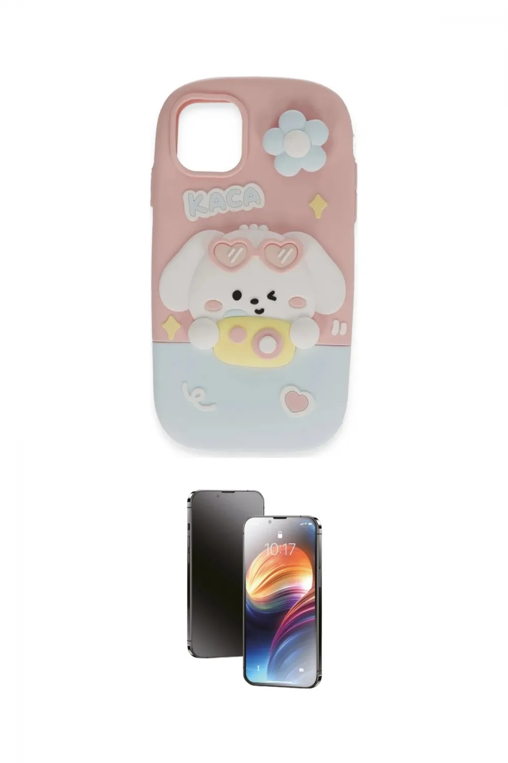 ieg™ iPhone 11 Kılıf Akış Yansıma - Siyah 3D Antistatik Mat Seramik Nano Ekran Koruyucu
