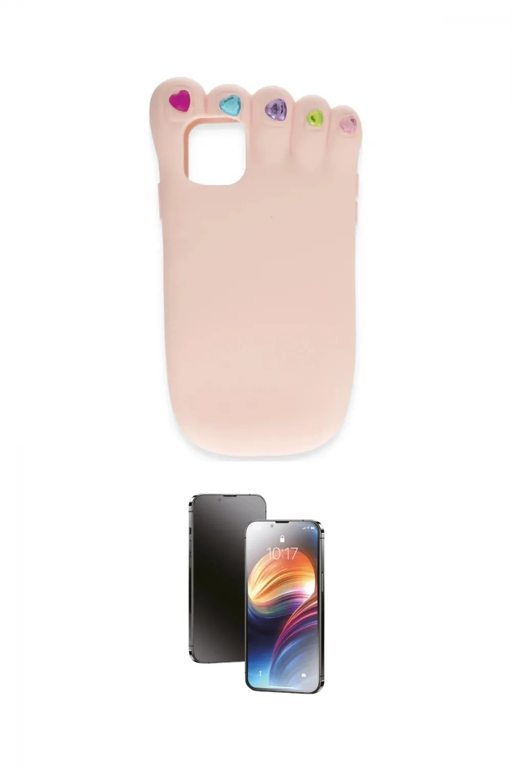 ieg™ iPhone 11 Kılıf Akış Yansıma - Siyah 3D Antistatik Mat Seramik Nano Ekran Koruyucu