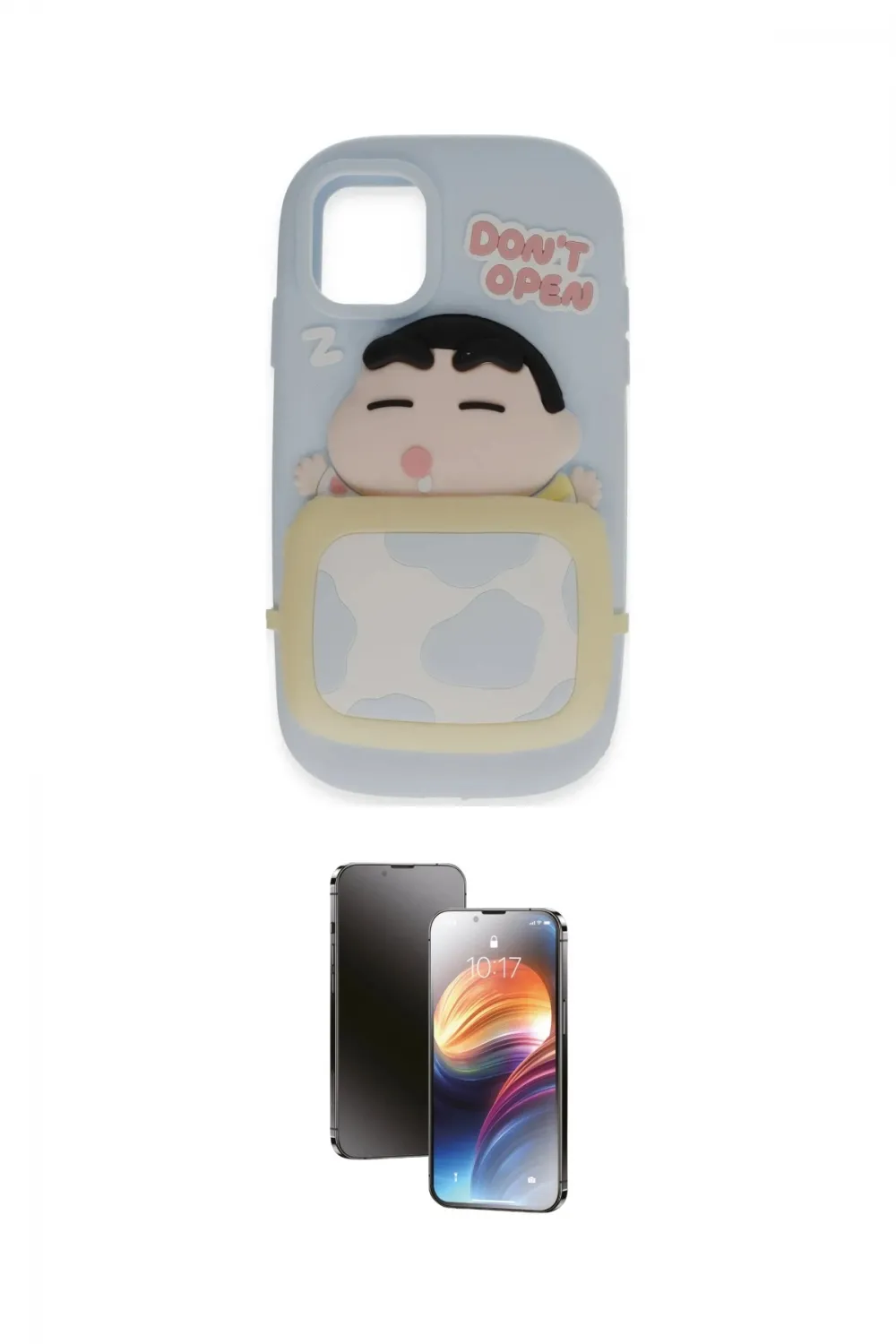 ieg™ iPhone 11 Kılıf Akış Yansıma - Siyah 3D Antistatik Mat Seramik Nano Ekran Koruyucu