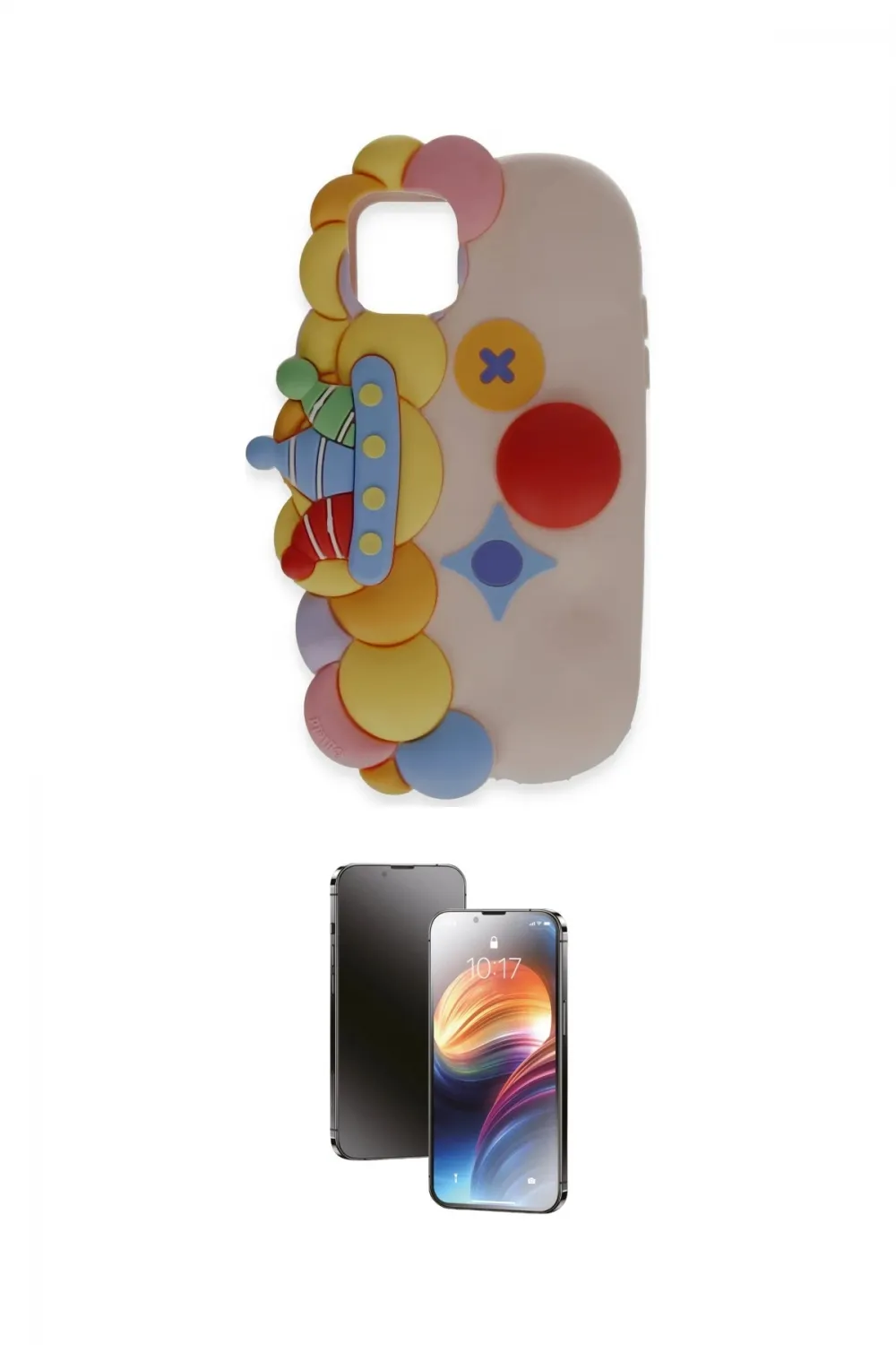 ieg™ iPhone 11 Kılıf Akış Yansıma - Siyah 3D Antistatik Mat Seramik Nano Ekran Koruyucu