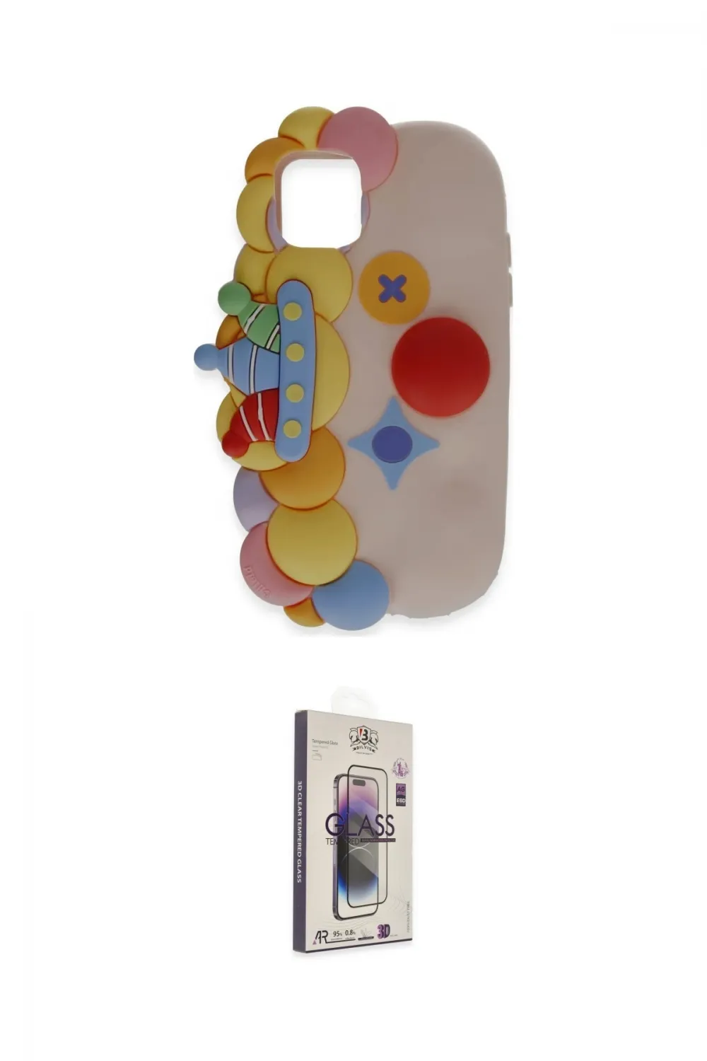 ieg™ iPhone 11 Kılıf Akış Yansıma - Siyah Bilvis 3D Cam Ekran Koruyucu