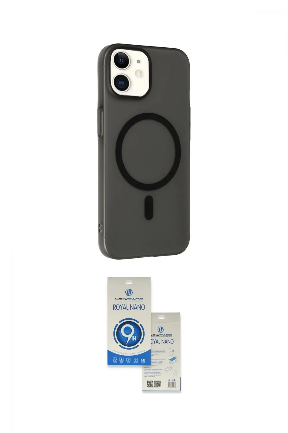 ieg™ iPhone 11 Kılıf Çekirdek Modern Prime - Şeffaf Royal Nano Ekran Koruyucu