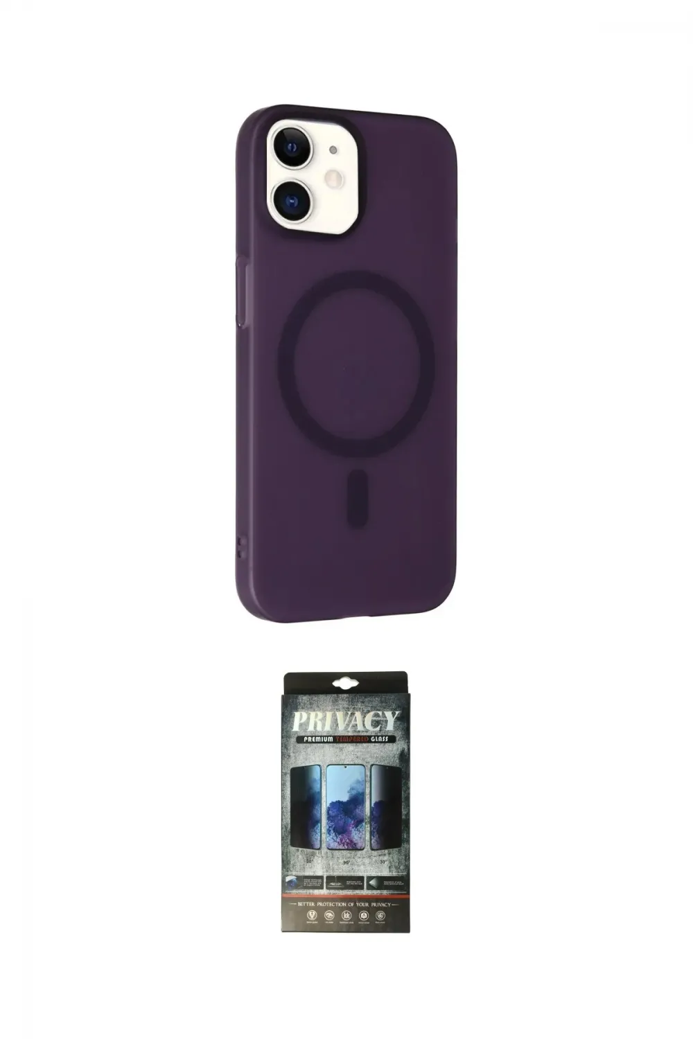 ieg™ iPhone 11 Kılıf Çekirdek Modern Prime - Siyah 34D Hayalet Izgaralı Cam