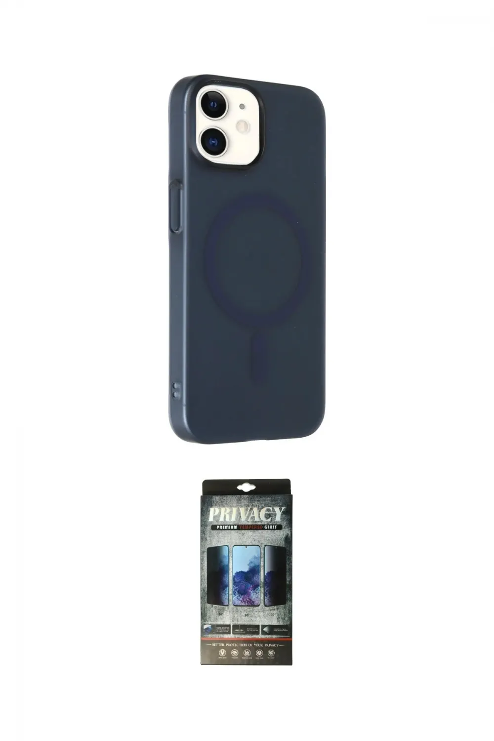 ieg™ iPhone 11 Kılıf Çekirdek Modern Prime - Siyah 34D Hayalet Izgaralı Cam