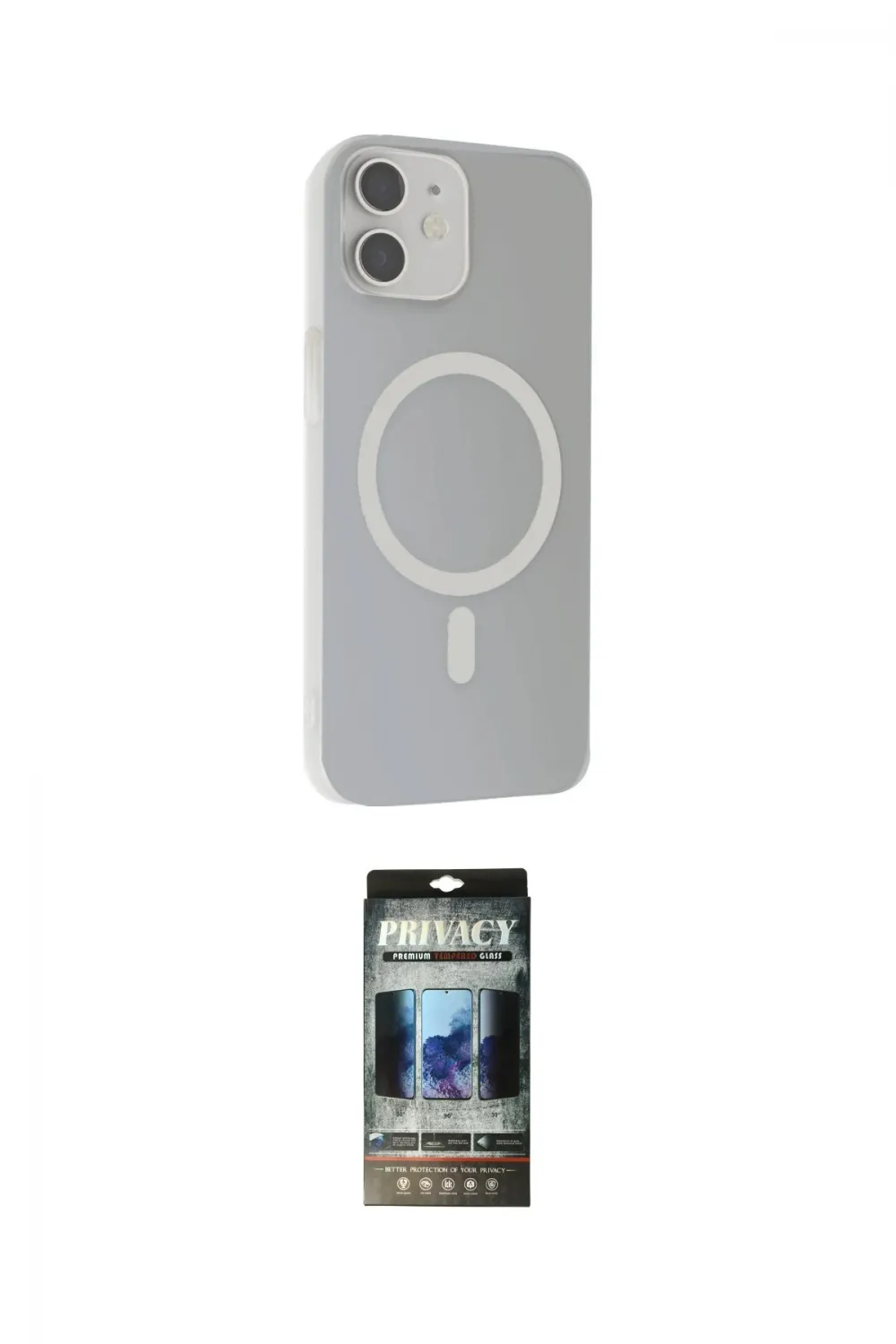 ieg™ iPhone 11 Kılıf Çekirdek Modern Prime - Siyah 34D Hayalet Izgaralı Cam