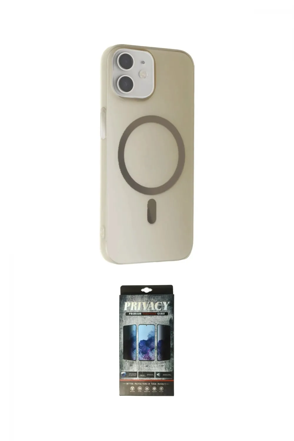 ieg™ iPhone 11 Kılıf Çekirdek Modern Prime - Siyah 34D Hayalet Izgaralı Cam