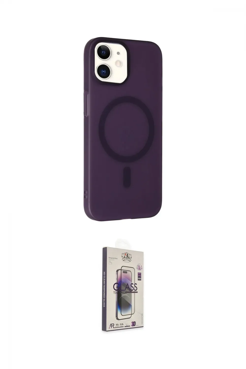ieg™ iPhone 11 Kılıf Çekirdek Modern Prime - Siyah Bilvis 3D Cam Ekran Koruyucu