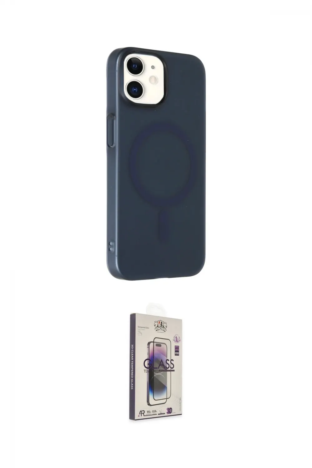 ieg™ iPhone 11 Kılıf Çekirdek Modern Prime - Siyah Bilvis 3D Cam Ekran Koruyucu