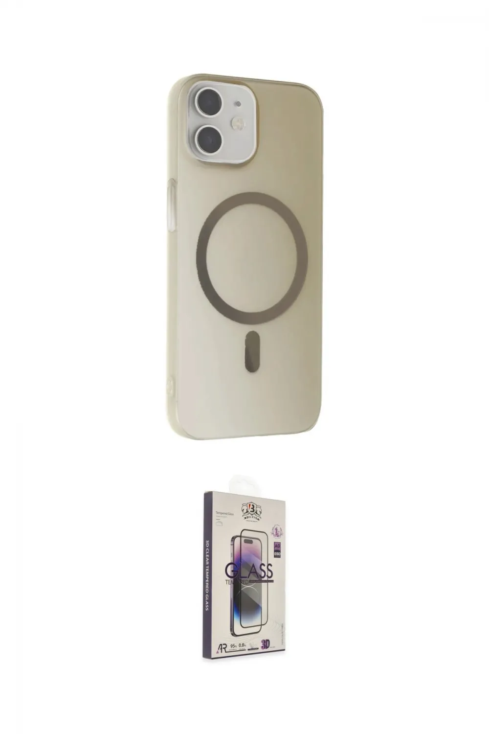 ieg™ iPhone 11 Kılıf Çekirdek Modern Prime - Siyah Bilvis 3D Cam Ekran Koruyucu