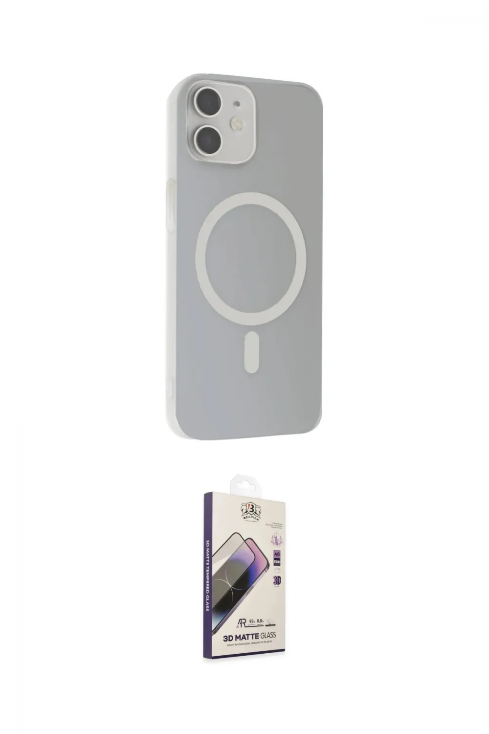 ieg™ iPhone 11 Kılıf Çekirdek Modern Prime - Siyah Bilvis 3D Mat Cam Ekran Koruyucu