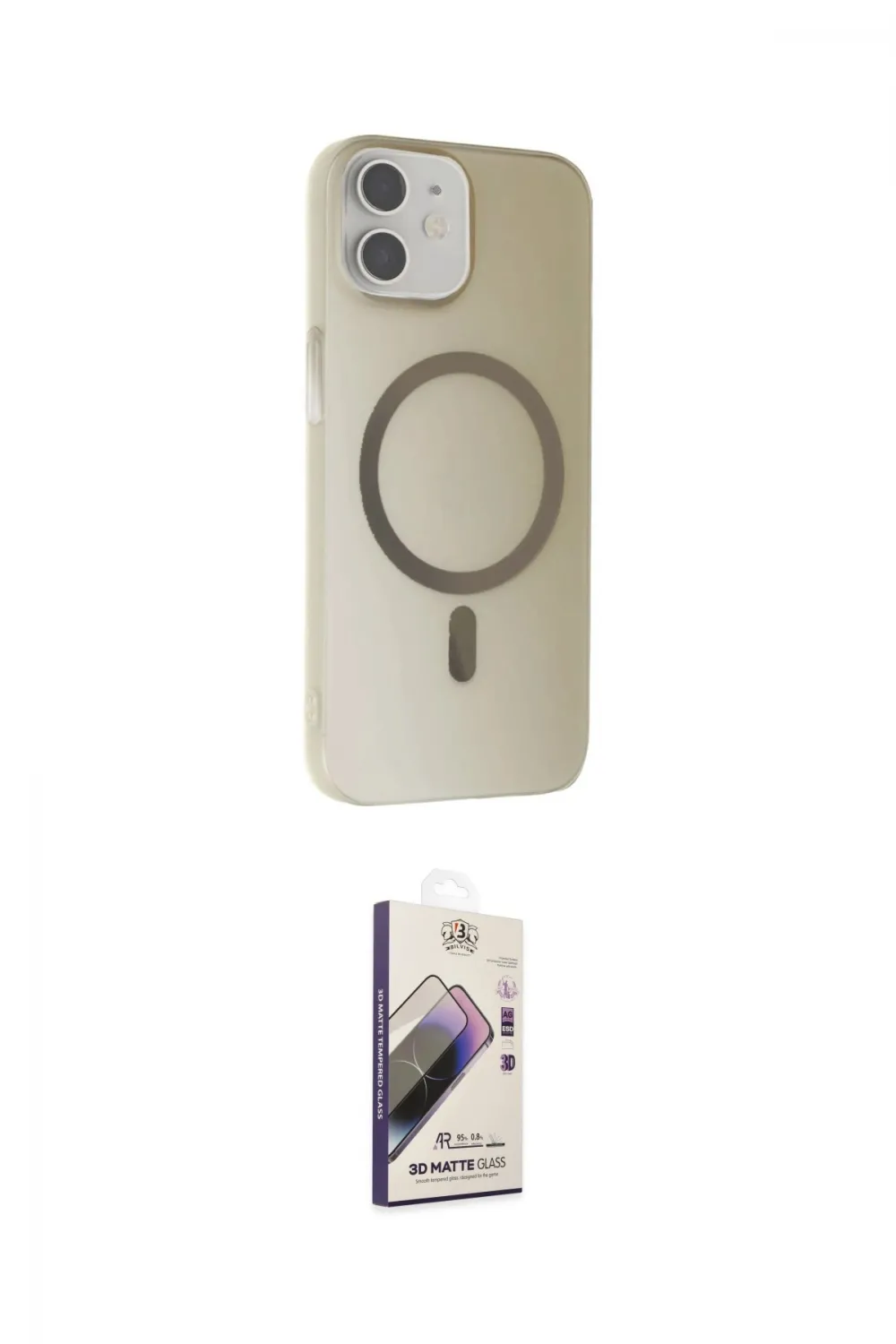 ieg™ iPhone 11 Kılıf Çekirdek Modern Prime - Siyah Bilvis 3D Mat Cam Ekran Koruyucu