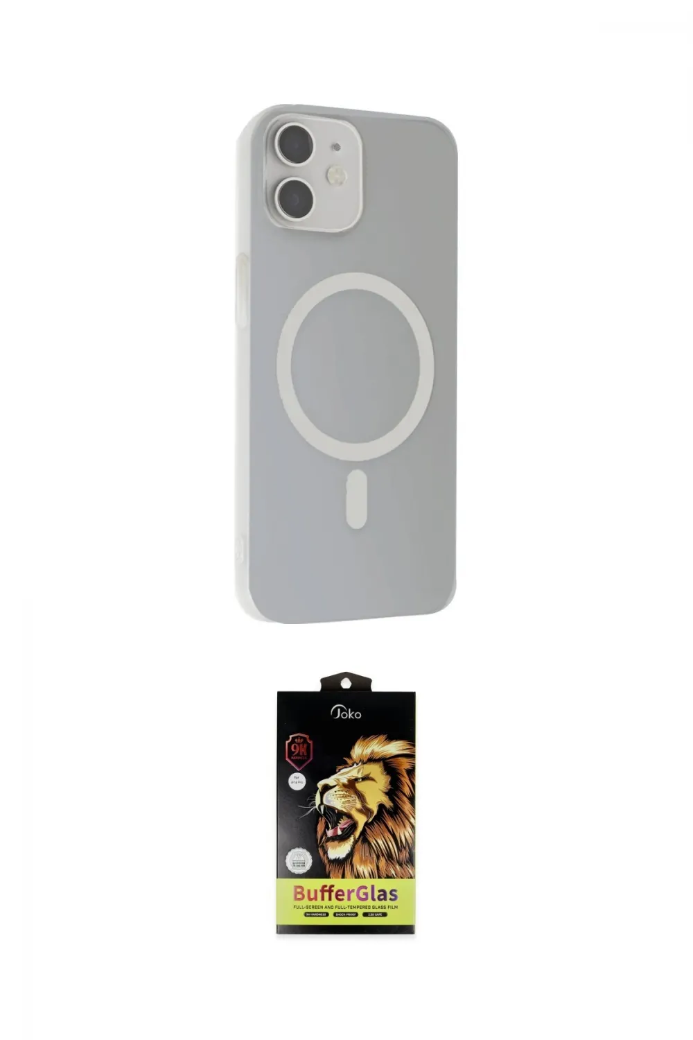 ieg™ iPhone 11 Kılıf Çekirdek Modern Prime - Siyah Buffer Cam Ekran Koruyucu