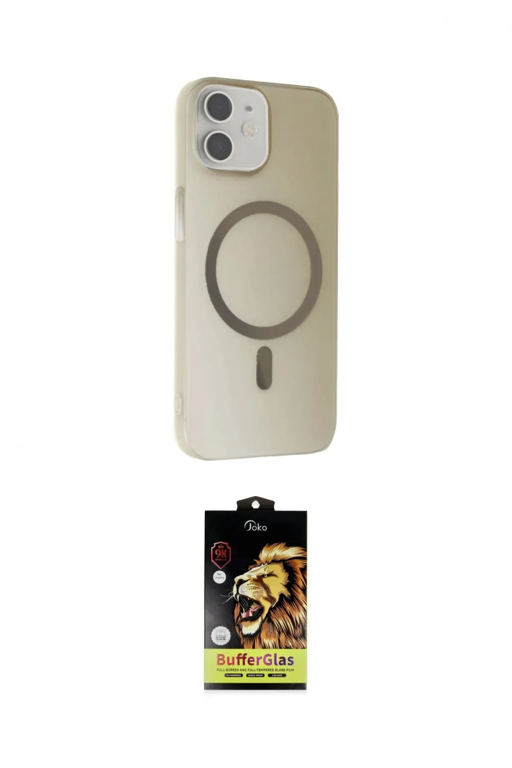ieg™ iPhone 11 Kılıf Çekirdek Modern Prime - Siyah Buffer Cam Ekran Koruyucu