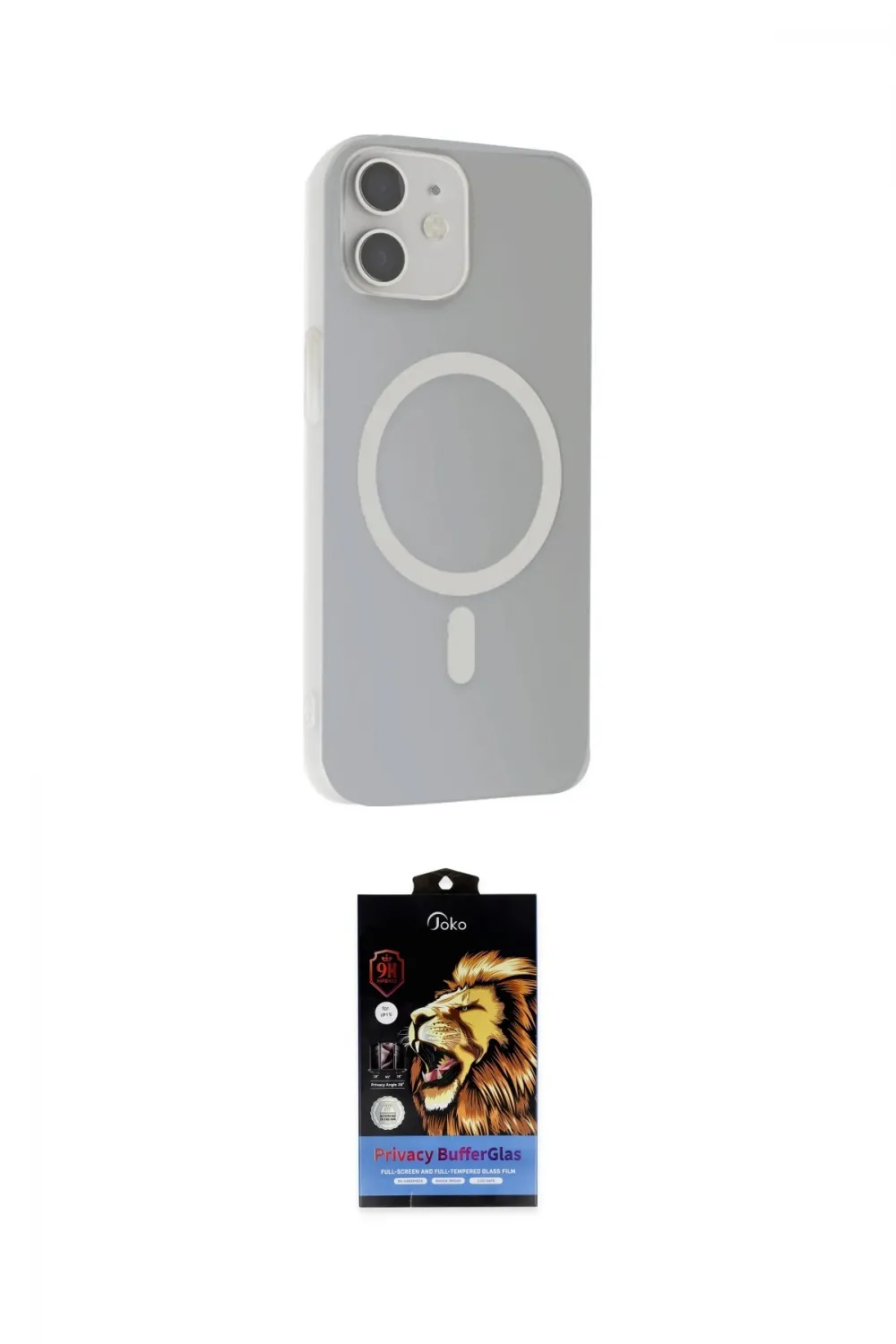 ieg™ iPhone 11 Kılıf Çekirdek Modern Prime - Siyah Buffer Hayalet Cam Ekran Koruyucu