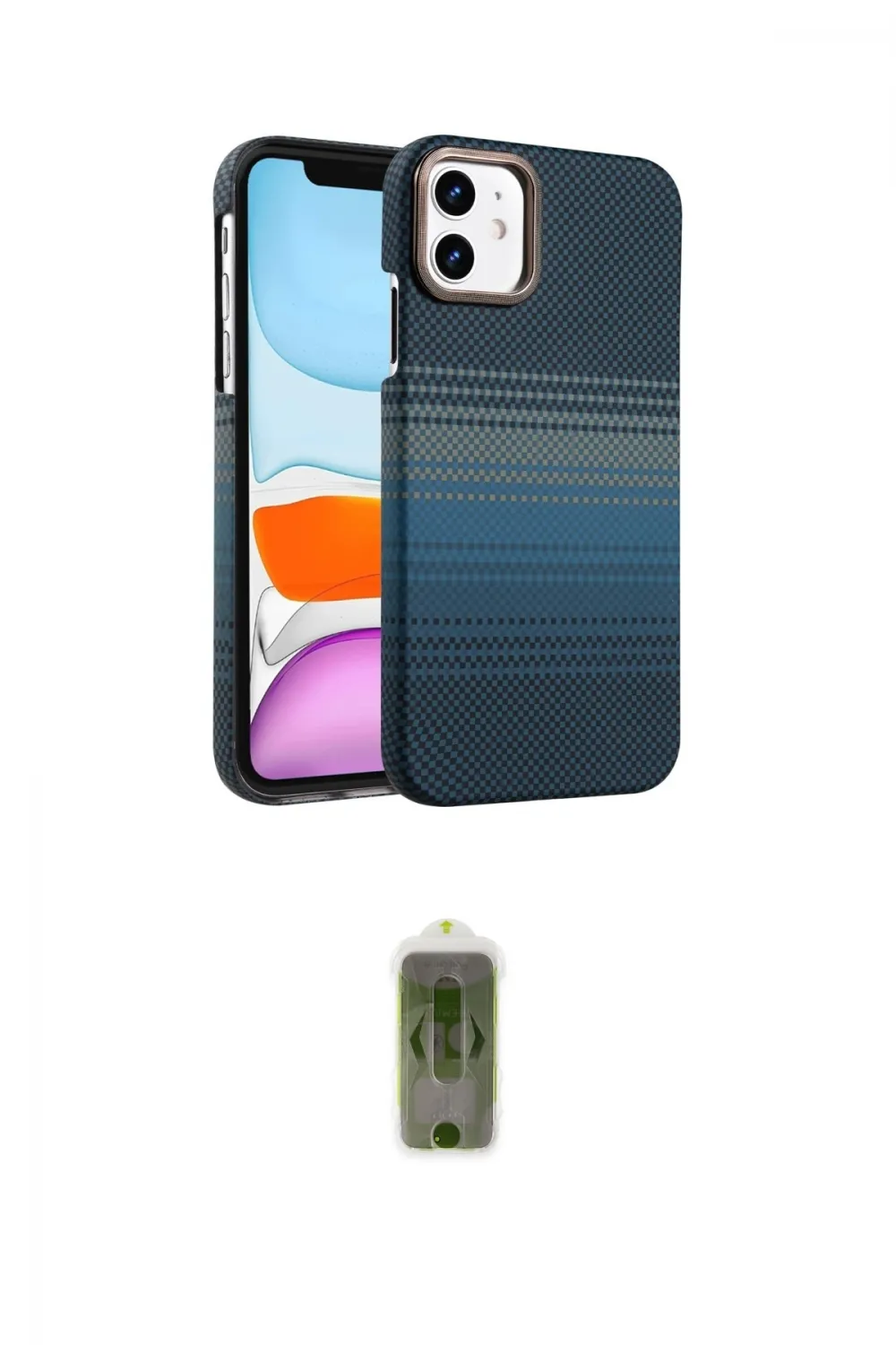 ieg™ iPhone 11 Kılıf Doruk Serisi - Siyah Joko Magic 5D Hayalet Cam