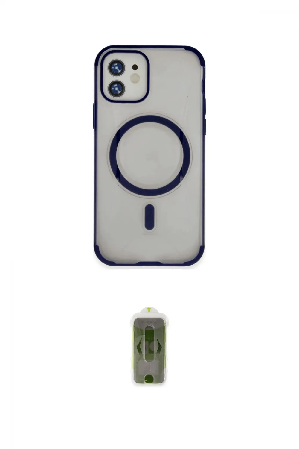 ieg™ iPhone 11 Kılıf Eksen Klasik Koleksiyonu - Siyah Joko Magic 5D Hayalet Cam