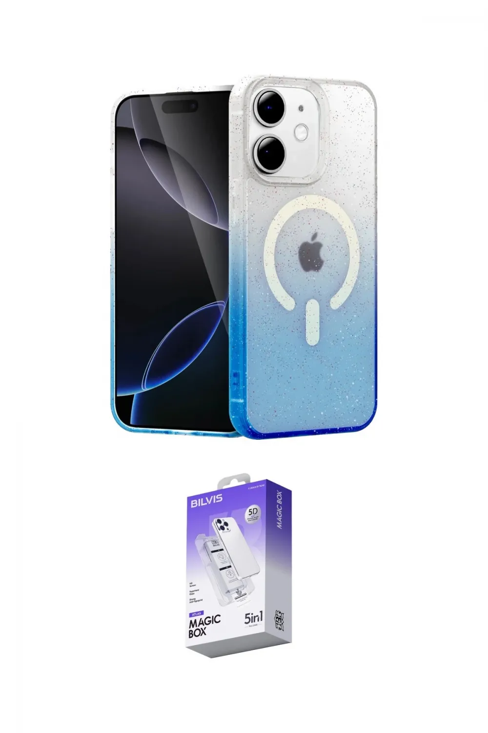 ieg™ iPhone 11 Kılıf Eksen Minimal Özel Seri - Siyah Bilvis 5in1 3D Magic Cam Ekran Koruyucu